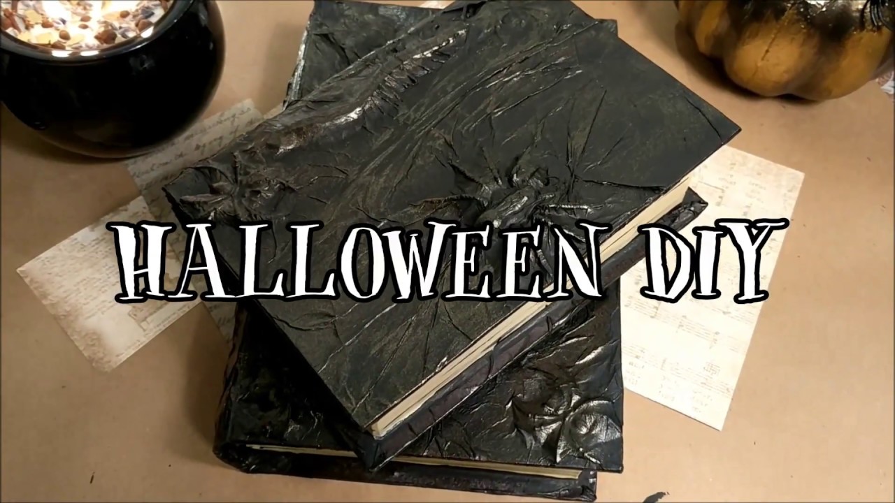 HALLOWEEN DIY | Halloween Spell Book Boxes