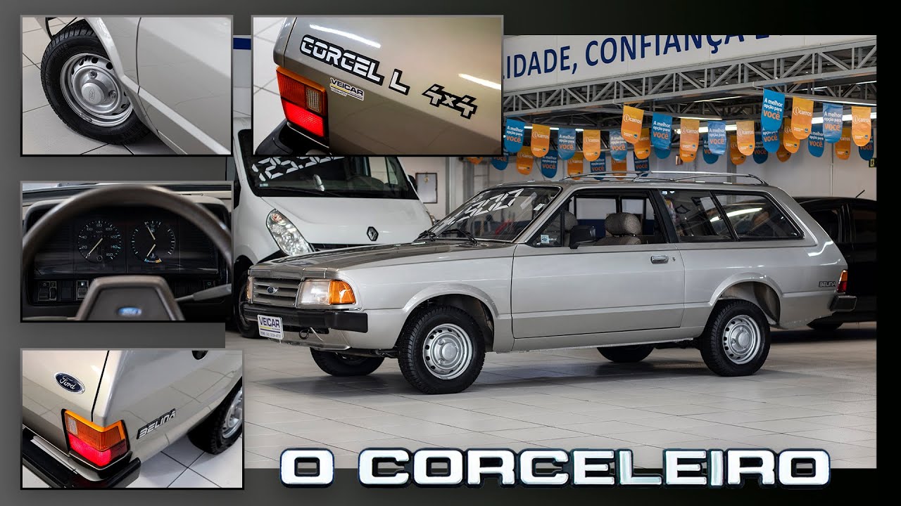 Ford Corcel Belina L 4x4 1986 - Uma rara versão da nossa querida perua