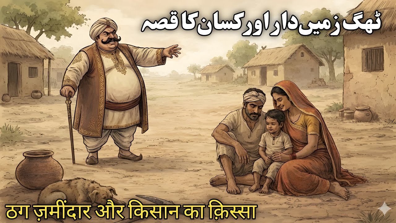 Thug Zamidaar Aur Kishan Ka Qissa | ठग जमीदार और किसान का किस्सा |  Islamic moral Story 