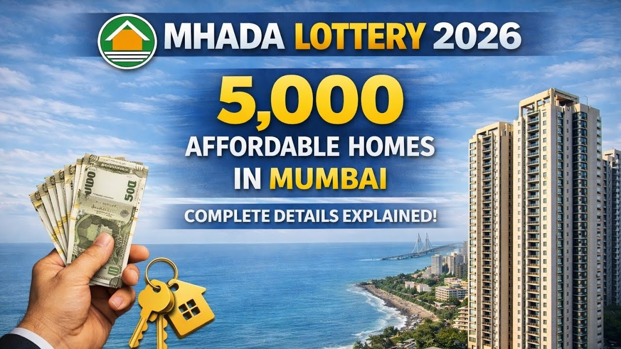 MHADA Lottery 2026: 5,000 Affordable Homes in Mumbai &ndash; Full Details #MHADALottery #AffordableHousing