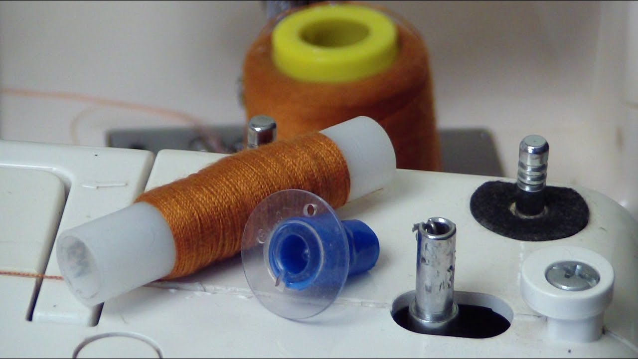 How to Transfer Thread from Cone to Spool for Serger