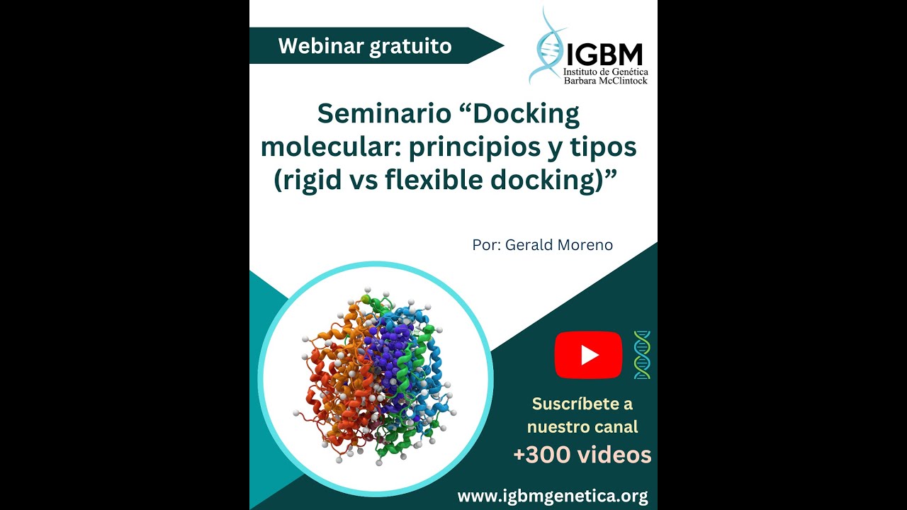 Docking molecular  principios y tipos rigid vs flexible docking