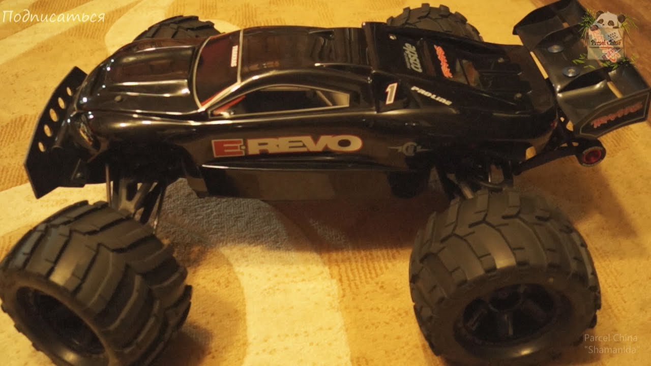 Traxxas E-revo 1/10 большой обзор установленных обновлений.