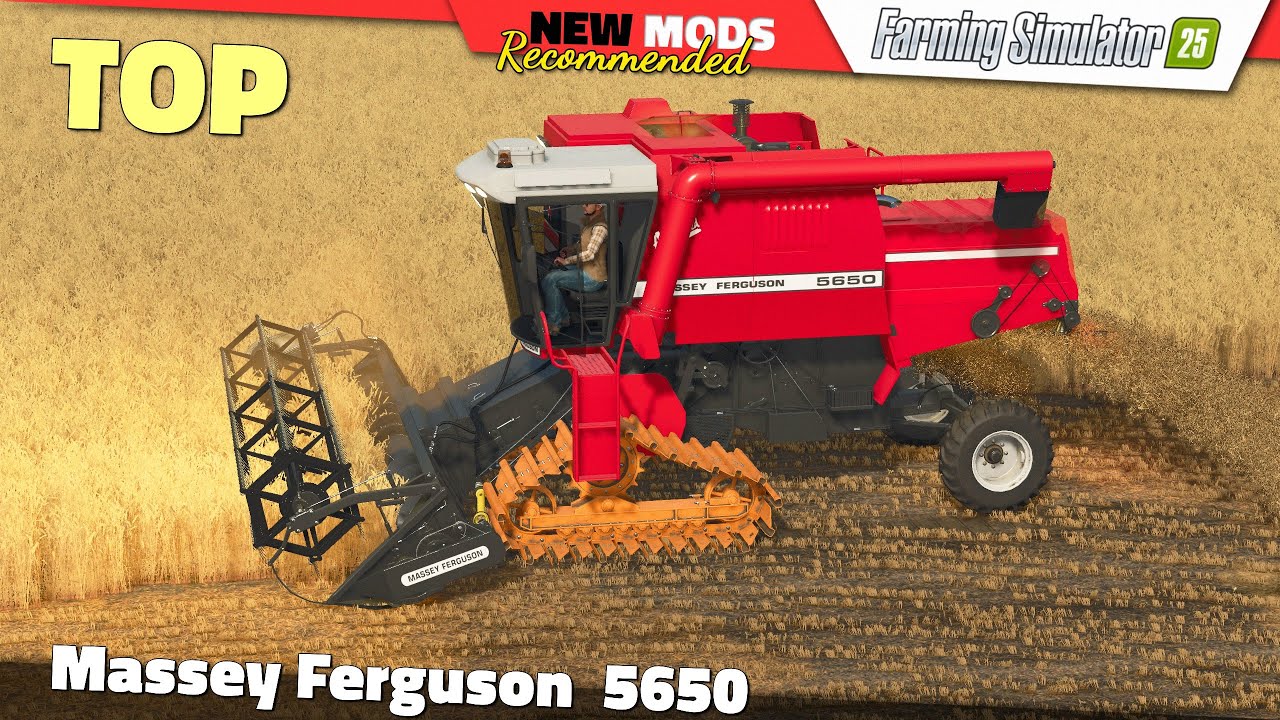 FS25 | Massey-Ferguson 5650 pack - Farming Simulator 25 Mods Review QHD