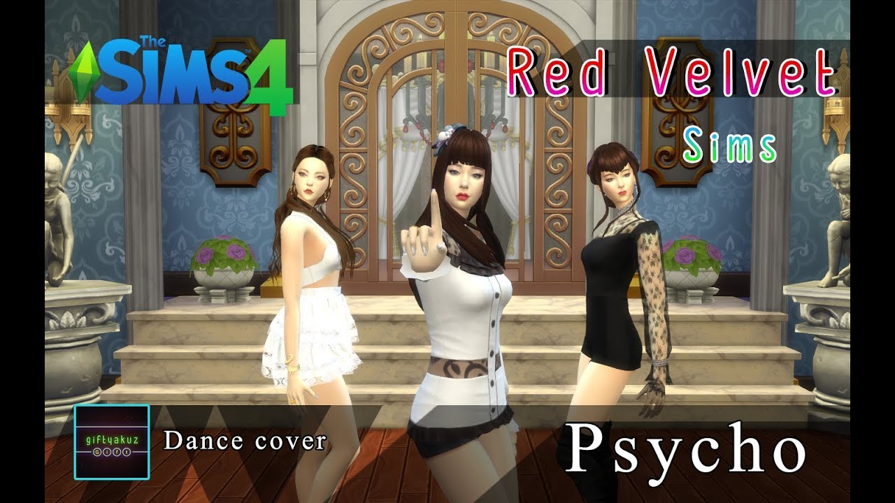 Red Velvet Sims - Psycho [TS4 Cover dance] Extended version.