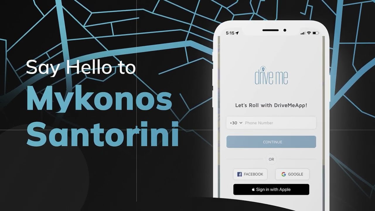 DriveMeApp: Best Mykonos Taxi App