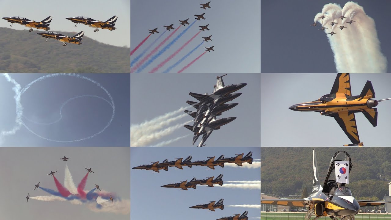 17/10/21 Seoul ADEX 2017 | Black Eagles Demo Flight (1st) at Day 1 서울에어쇼 블랙이글스