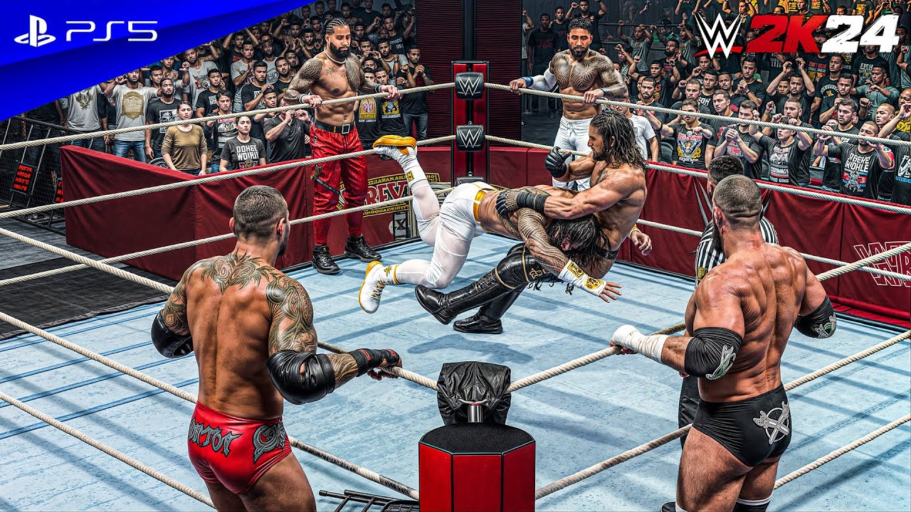 WWE 2K24 — The Bloodline против The Authority | Командный матч на выбывание | PS5™ [4K60]