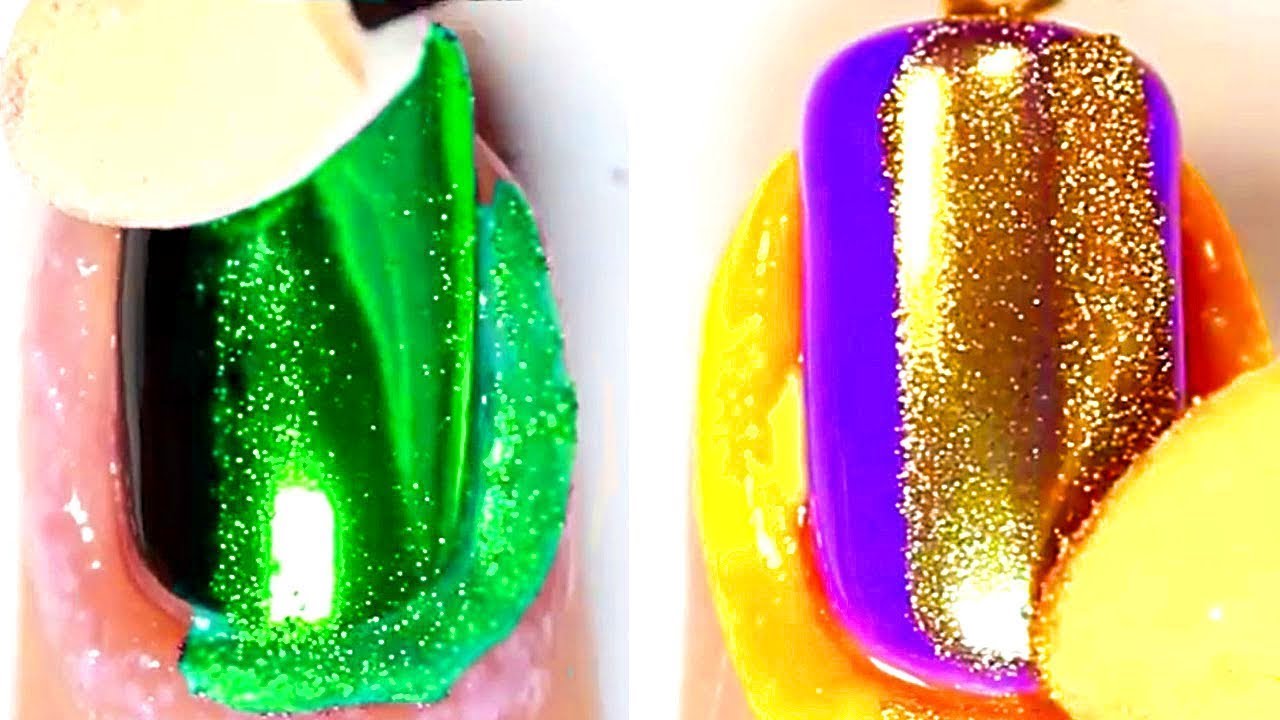 Nuevos diseños de uñas 2021 💅 Diseños de uñas paso a paso#45