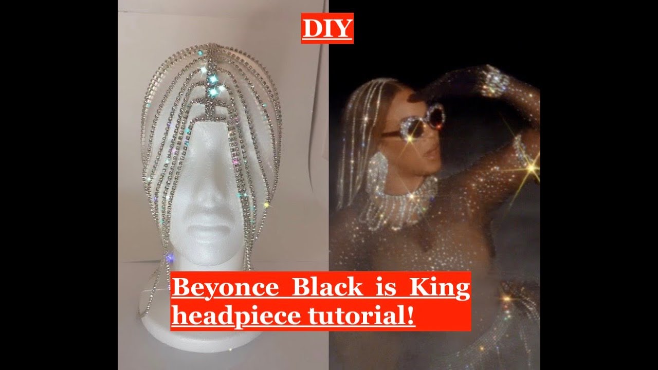 Beyonce Inspired Find Your Way Back DIY Rhinestone Headpiece Tutorial
