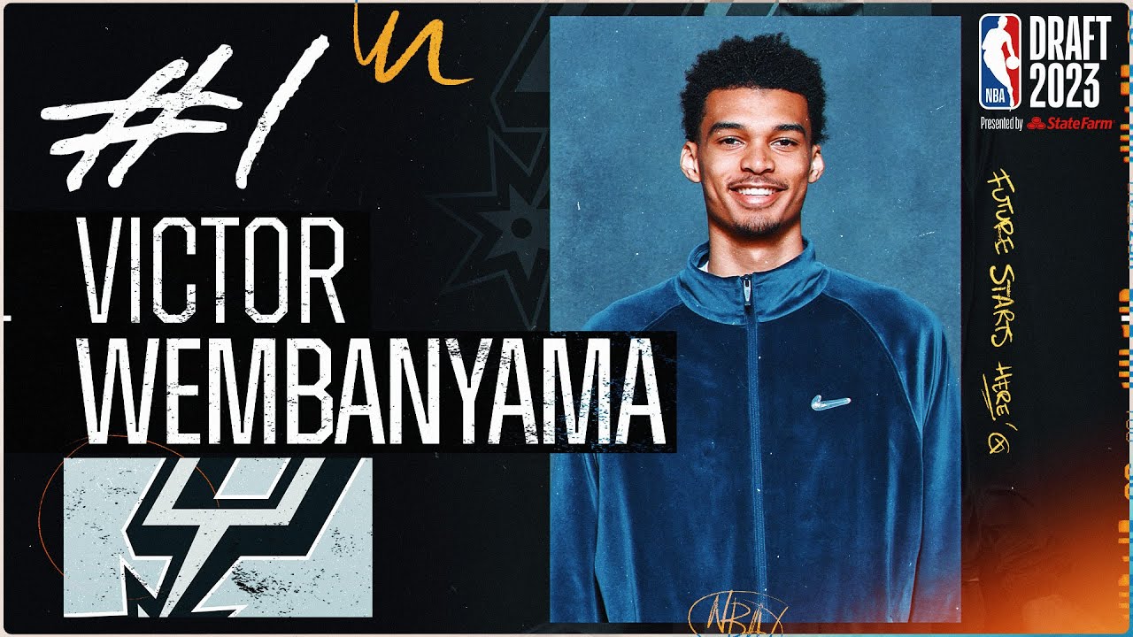 Victor Wembanyama Goes #1 Overall In The 2023 #NBADraft