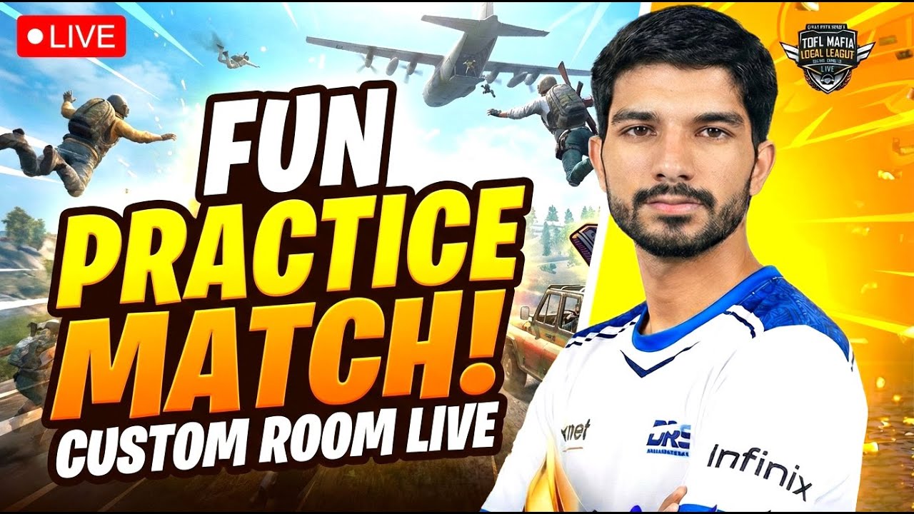Aajaen Sab Khelte Hain! 🔥 Fun Custom Room Matches with TOFLeSports | LIVE Stream