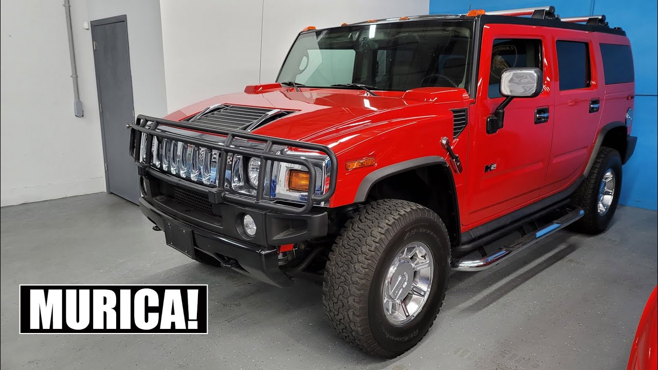 Victory Red Hummer H2