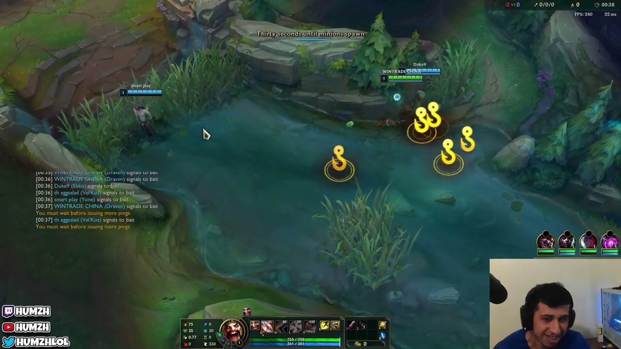 Humzh нравится новый пинг