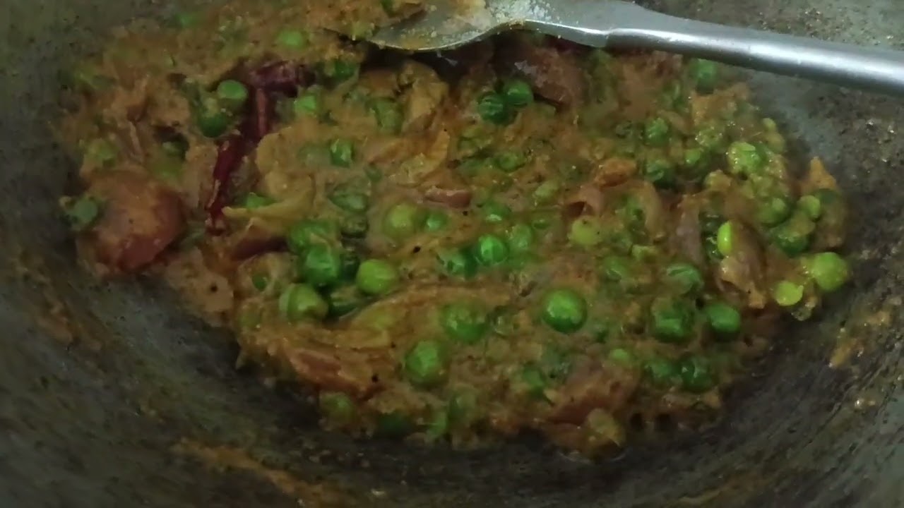 आलू मटर की सब्जी
