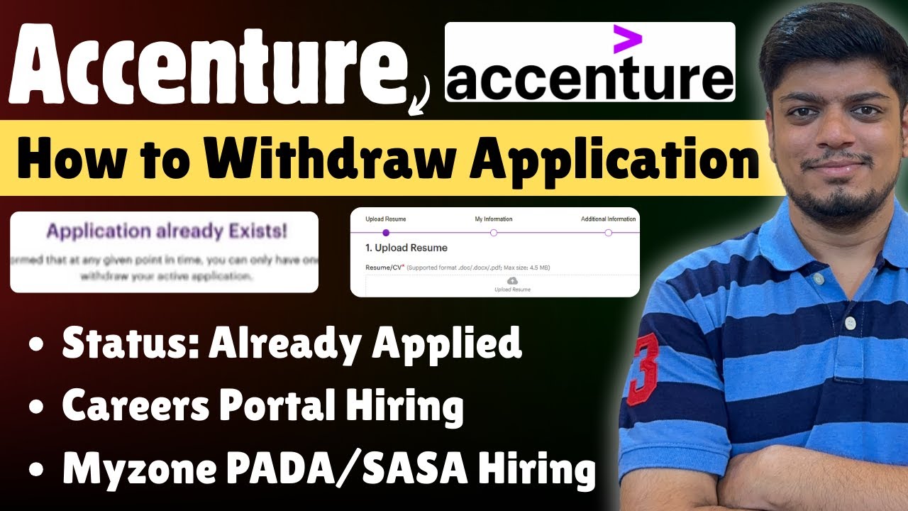 Заявка Accenture уже существует | Как отозвать заявку Accenture | Карьера и портал MyZone