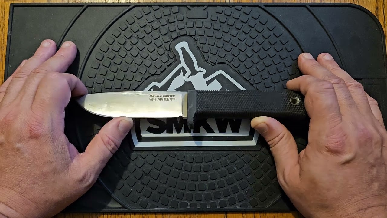 Cold Steel Master Hunter in San Mai VG-1 excellent camp and hunting knife #coldsteelknives #sanmai