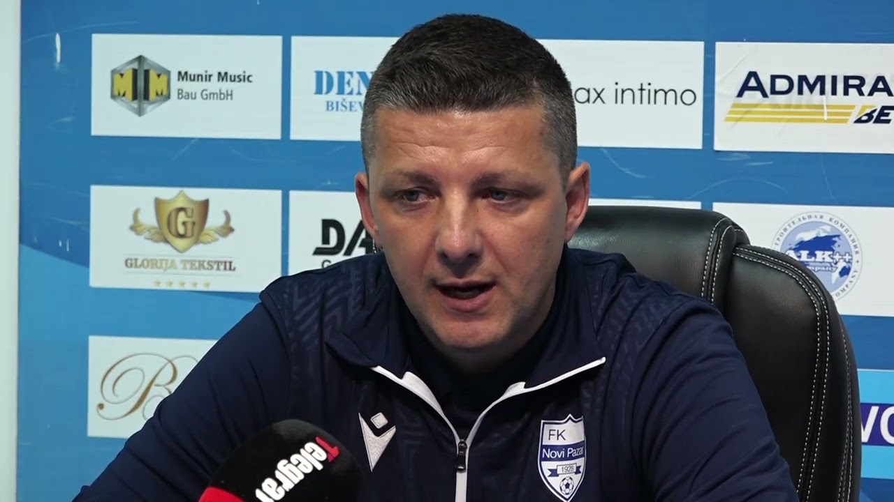 Konferencija za medije nakon  36.kola Superlige Srbije · FK Novi Pazar 3:3 FK Crvena Zvezda