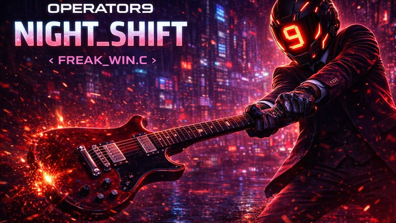 Cyberpunk Synthwave Gaming Music | Night_Shift - Operator9 (Freak_Win.C)