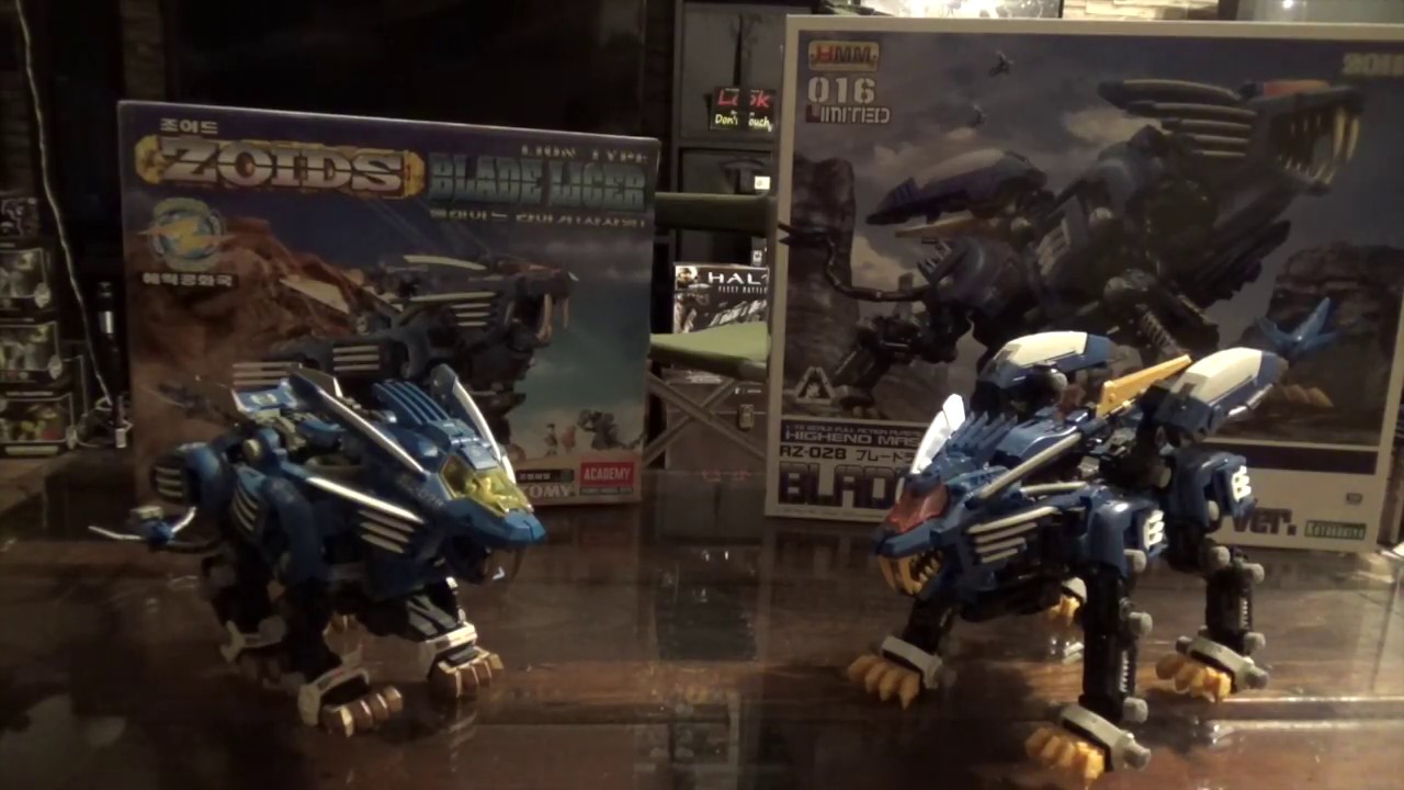 Zoids Blade Liger Takara Tomy VS Kotobukiya HMM model kit review