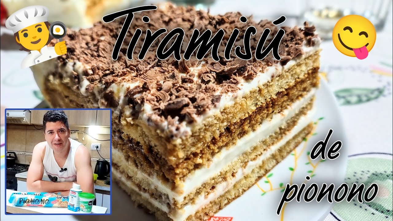 TIRAMISÚ de pionono 😋🍰