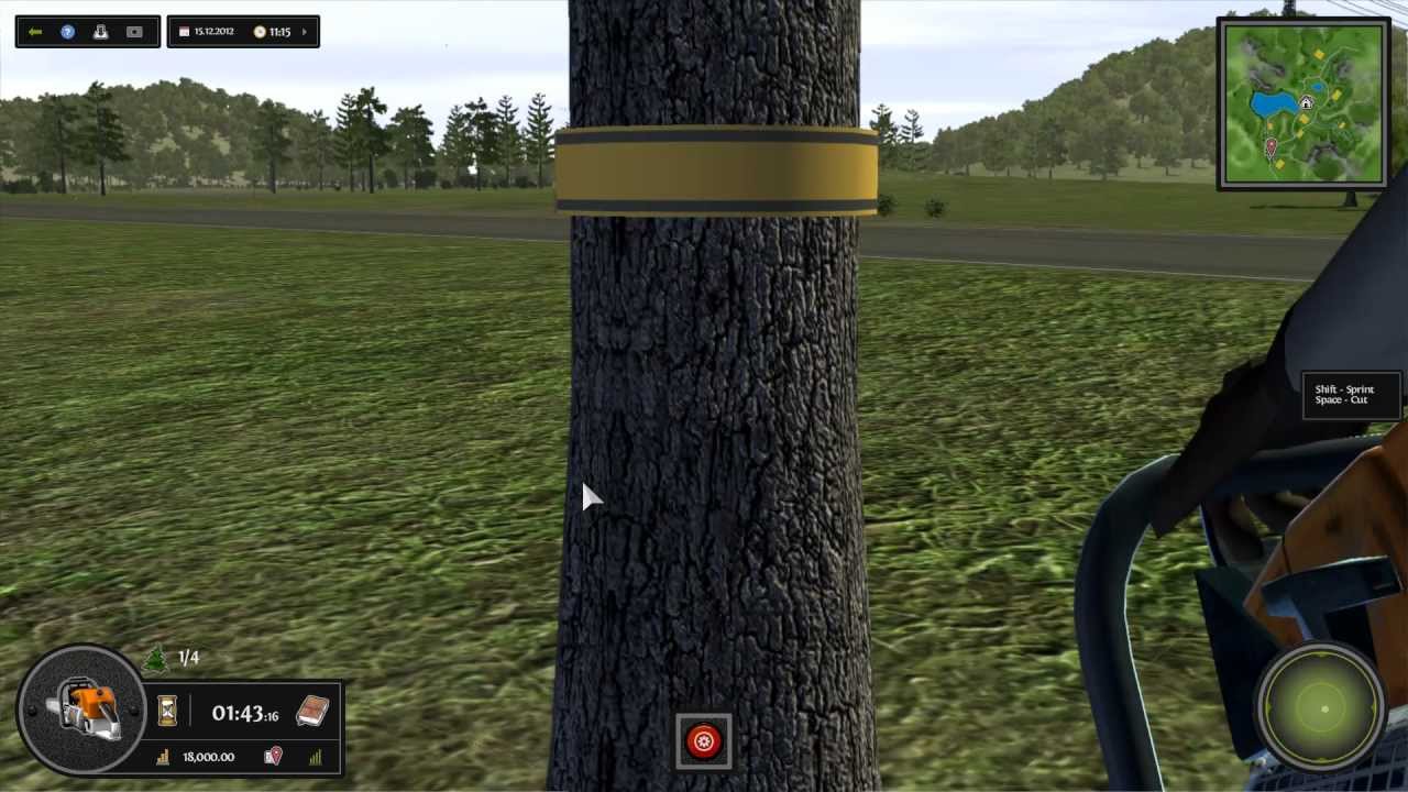 Woodcutter Simulator 2013 Gameplay HD