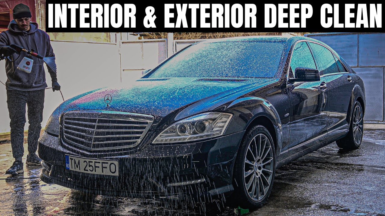 Mercedes S Class W221 Interior Deep Cleaning - Car Detailing