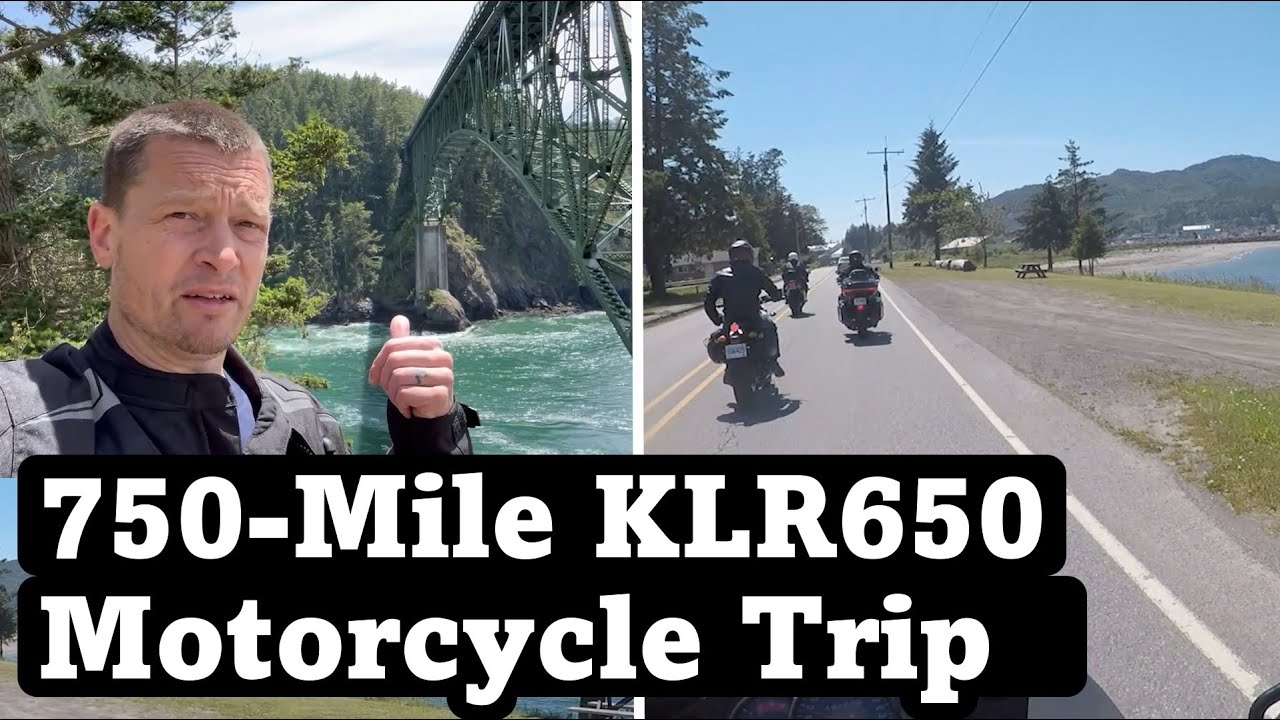 Motorcycle Trip on a KLR650 with Sport Bikes | Can the KLR do it?