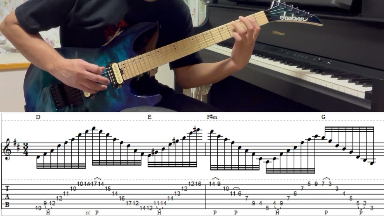 Jason Becker(Cacophony) - Images(Arpeggios) - Guitar Tab