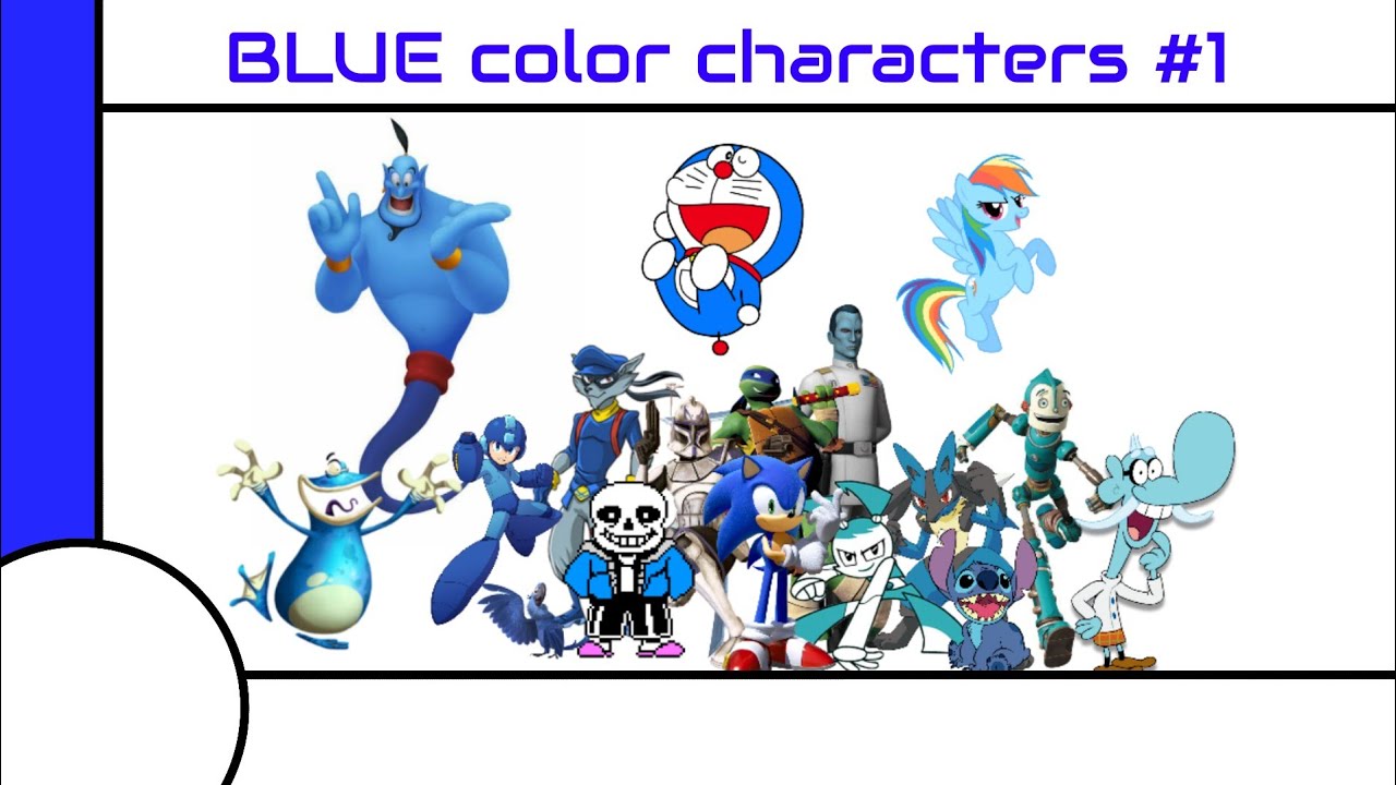 All blue characters from games, series, and movies sings I'm blue (DA BA DEE) part 1