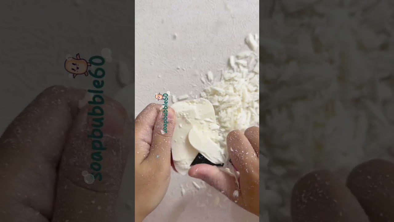 White soap 🤍🤍🤍 | #asmrvideo #soap #rainbowsoap #oddlysatisfying #shortvideo #justsoaps #асмрsoap 
