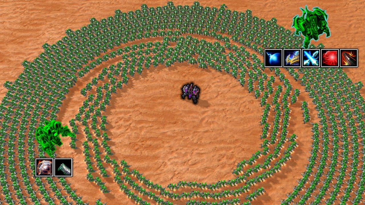 Can 1 Vanguard take 1000 SCVs? [Daily StarCraft Brawl]