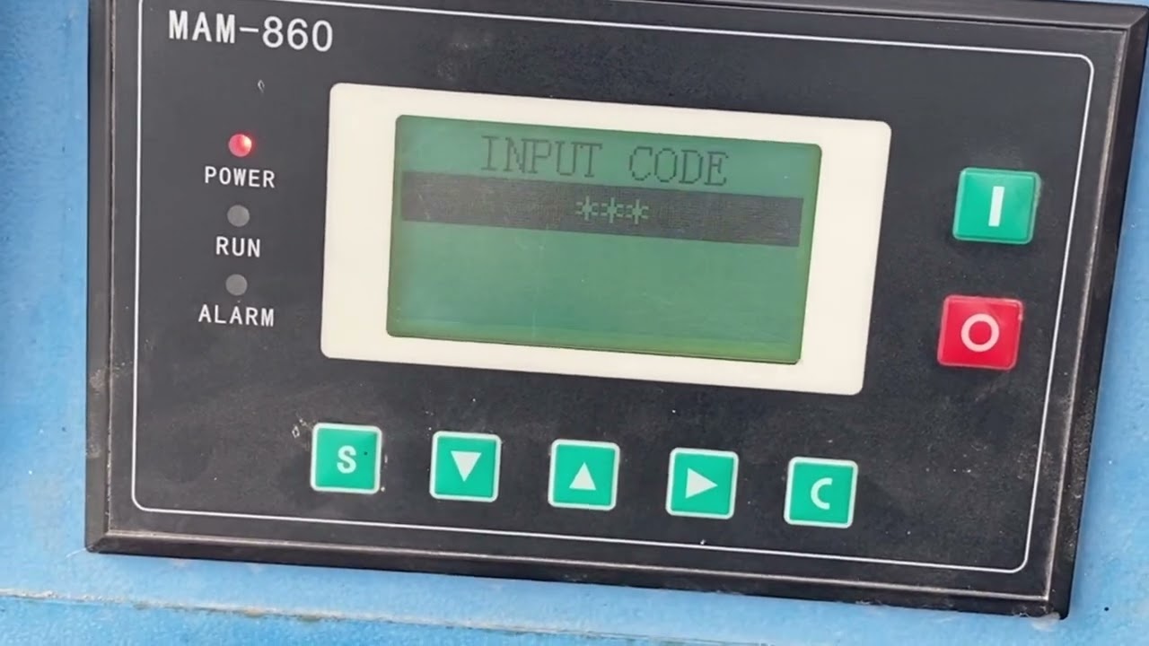 MAM-860 set-up voltage