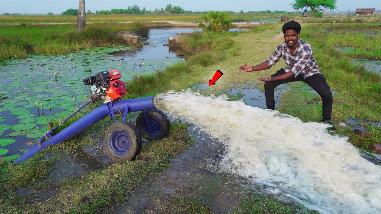 இப்படி ஒரு வாட்டர் பம்ப் ஆ.! 5 Inch Delivery | Diy Water Pump | Mr.Village Vaathi