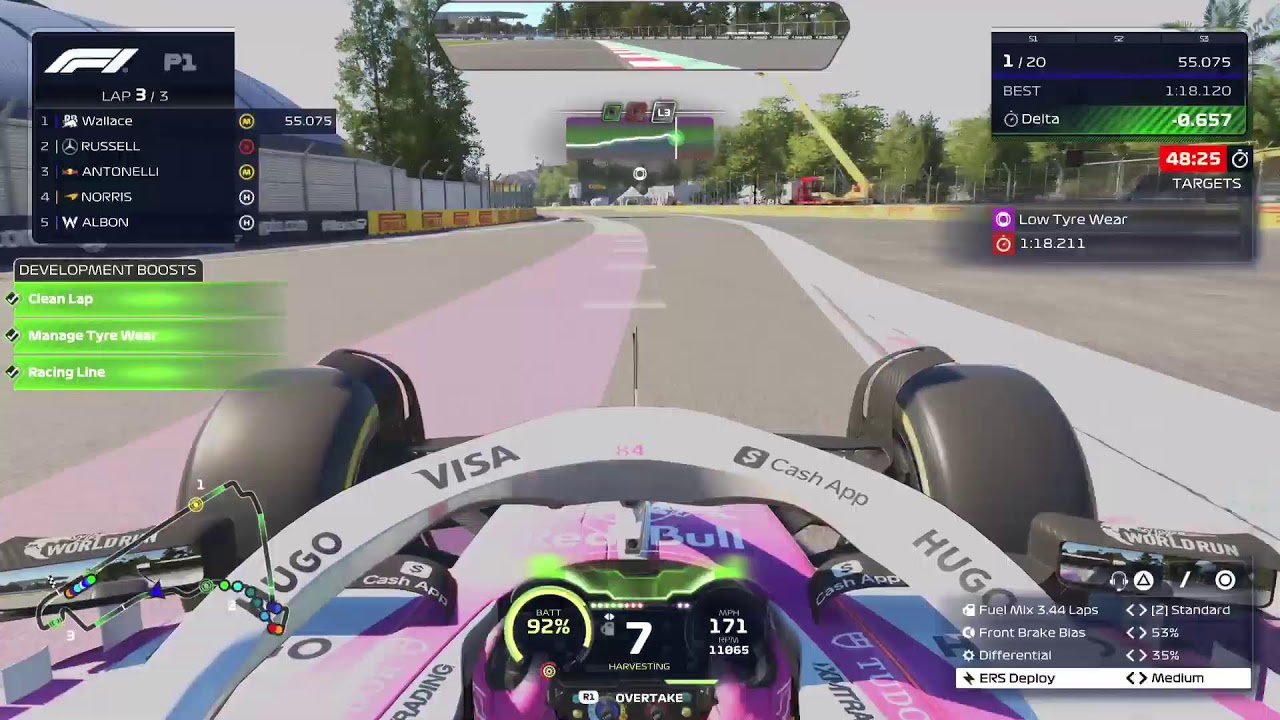 F1 25 my driver career mode season 5/10 round 20/24 racing with a controller (LET ME COOK) Mexico