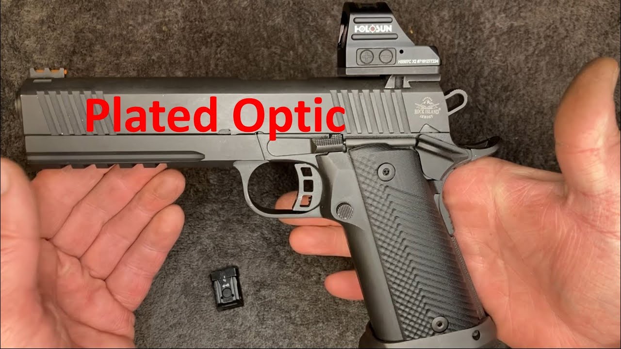 Rock Island M1911A2 FS - EGW Red Dot Plate