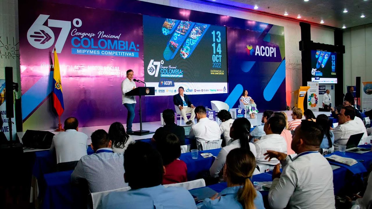 Presidente Petro en la apertura del 67° Congreso Nacional de ACOPI, Colombia: MYPIMES Competitivas