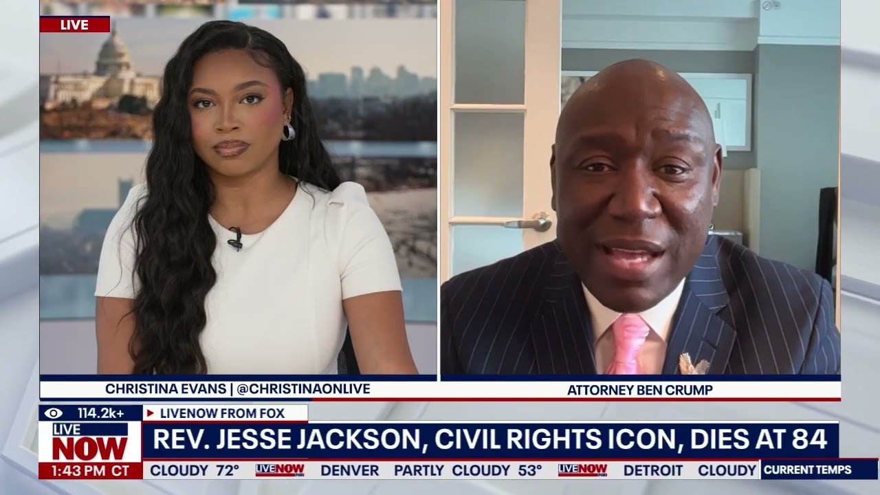 Jesse Jackson death: Attorney Ben Crump speaks on his life and legacy