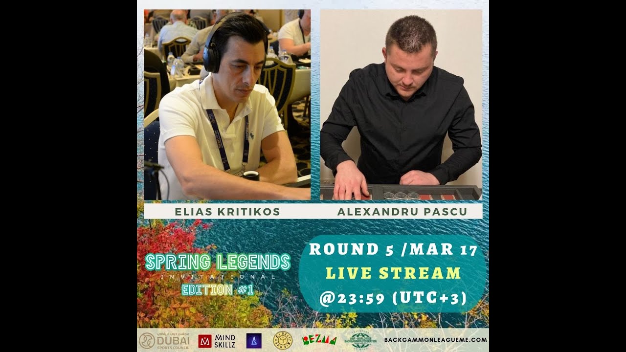 Elias Kritikos 🇳🇴 against Alexandru Pascu 🇷🇴 in Round 5 of Spring Legends Invitational-1