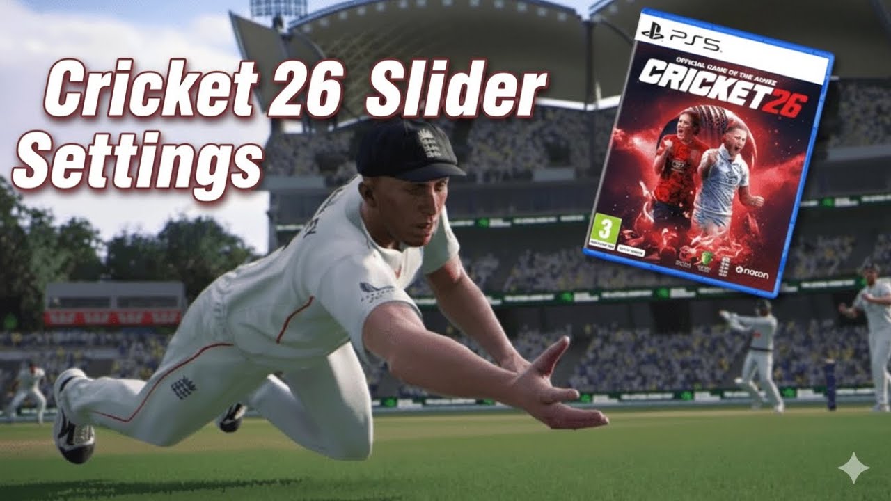 Cricket 26 Best Slider Settings Guide | Perfect Balance of Realism, Challenge & Fun