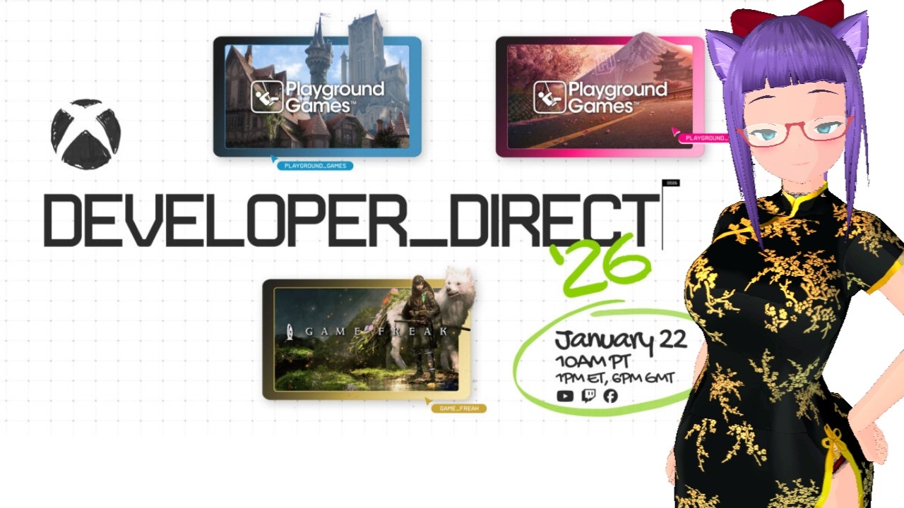 #VTUBER Reacting to #Xbox Developer_Direct 2026 | #ZeroStreams 1-29-2026