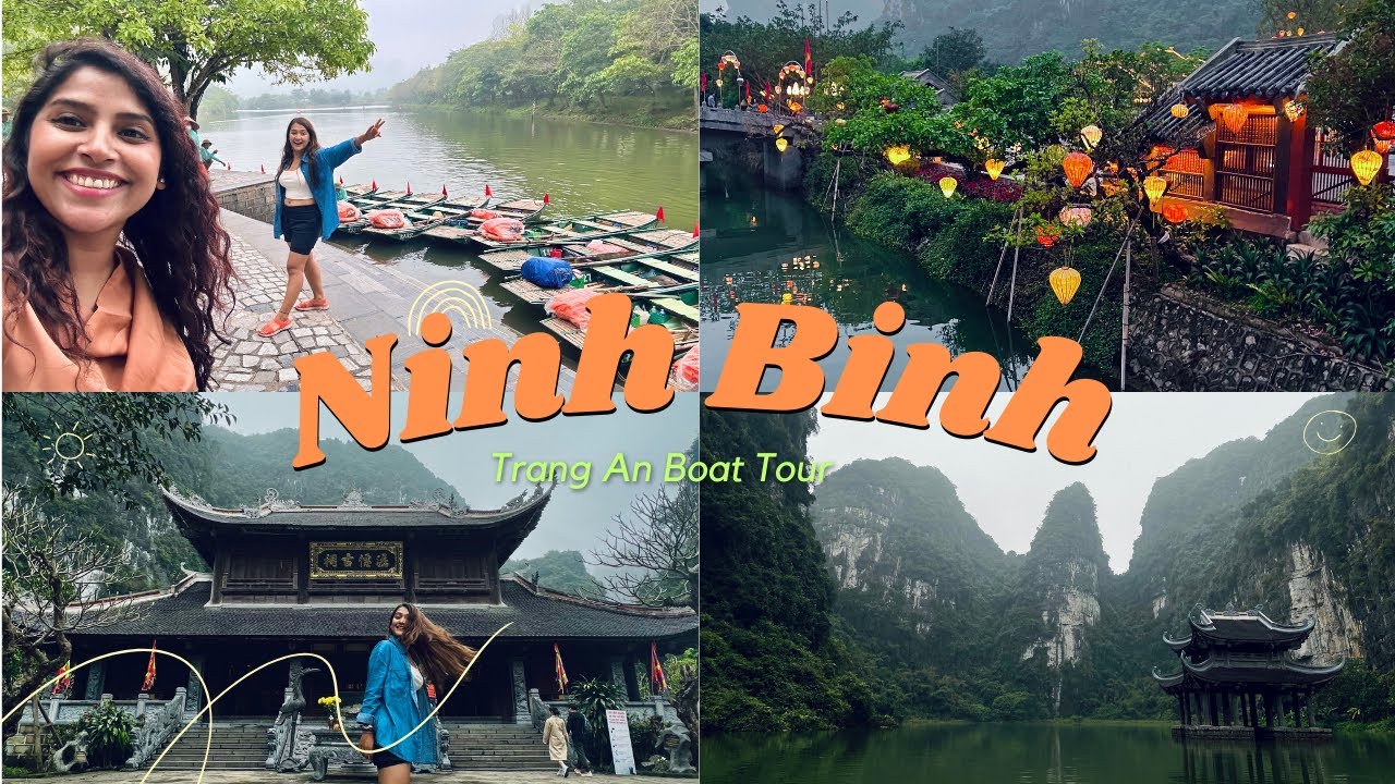 Ninh Binh VIETNAM | Boating in the caves | Trang An Best Boat Tour Travel Guide | Xin Ch&agrave;o 🇻🇳 Ep-2
