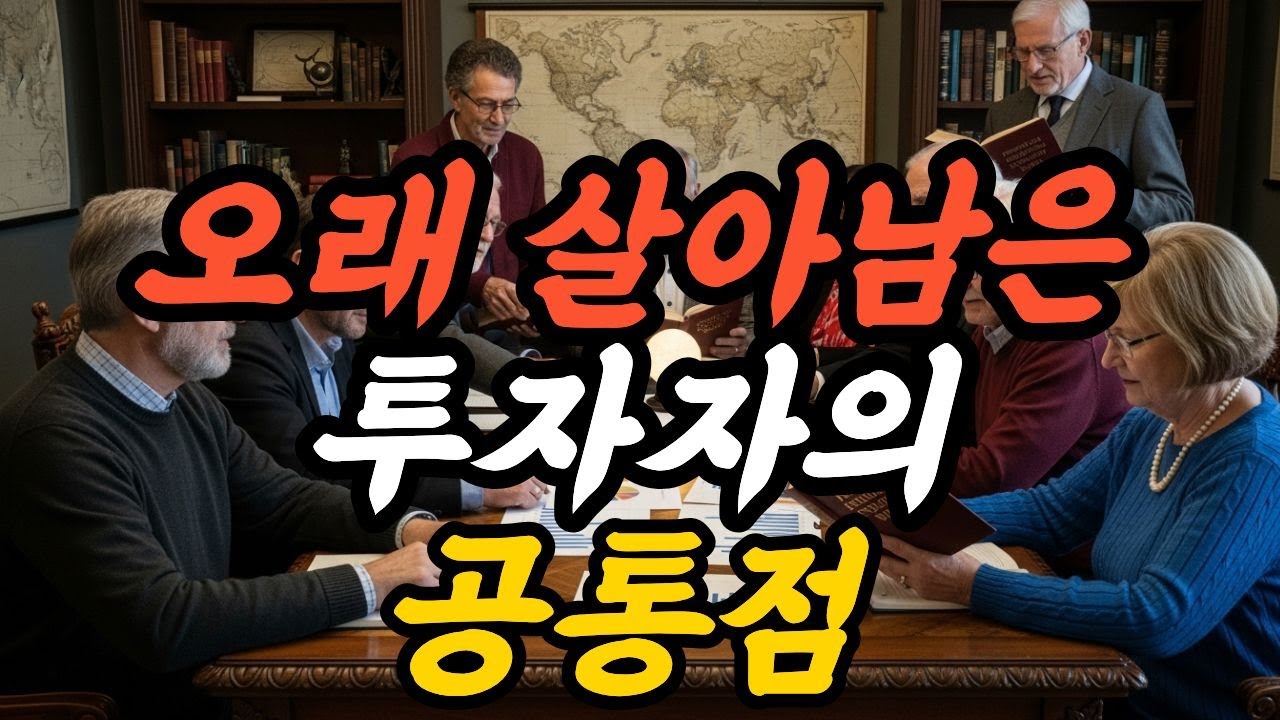 시장에서 오래 살아남은 사람들의 공통점