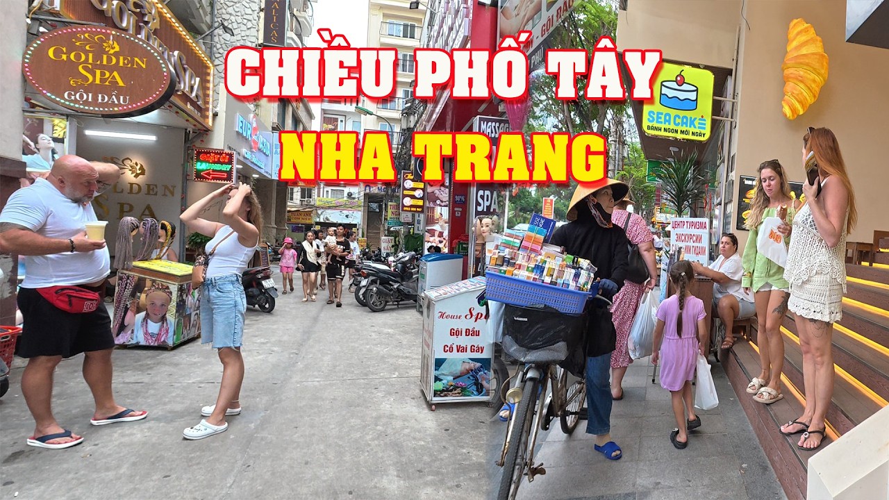 Khu Phố Tây Nha Trang Nhộn Nhịp Khách Chật Kín Lối Đi