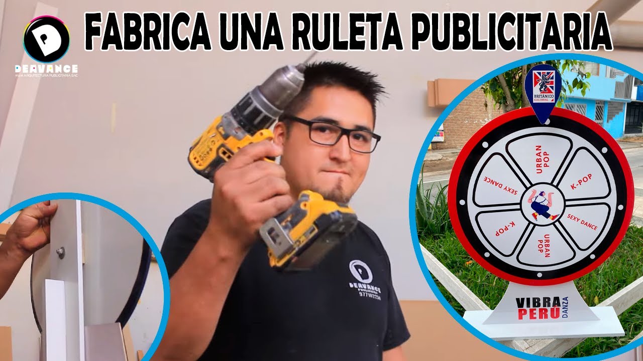 ARMADO DE RULETA PUBLICITARIA🎡- EXPLICADO