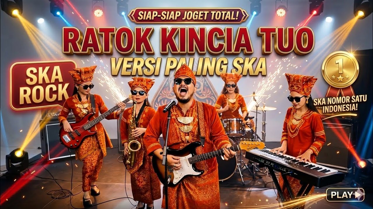 RATOK KINCIA TUO (Cover Ska Rock Minang) – Enerjik & Bikin Lompat