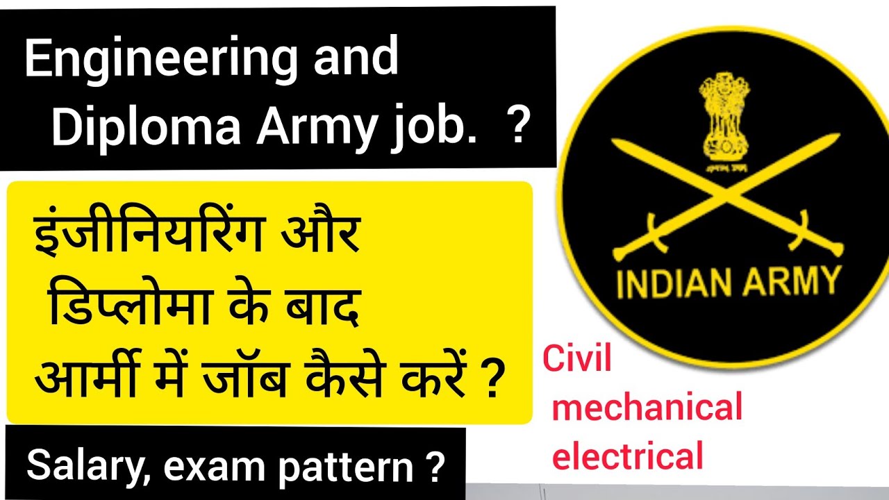 Engineering or Diploma Army Job? How to Join the Army After Engineering