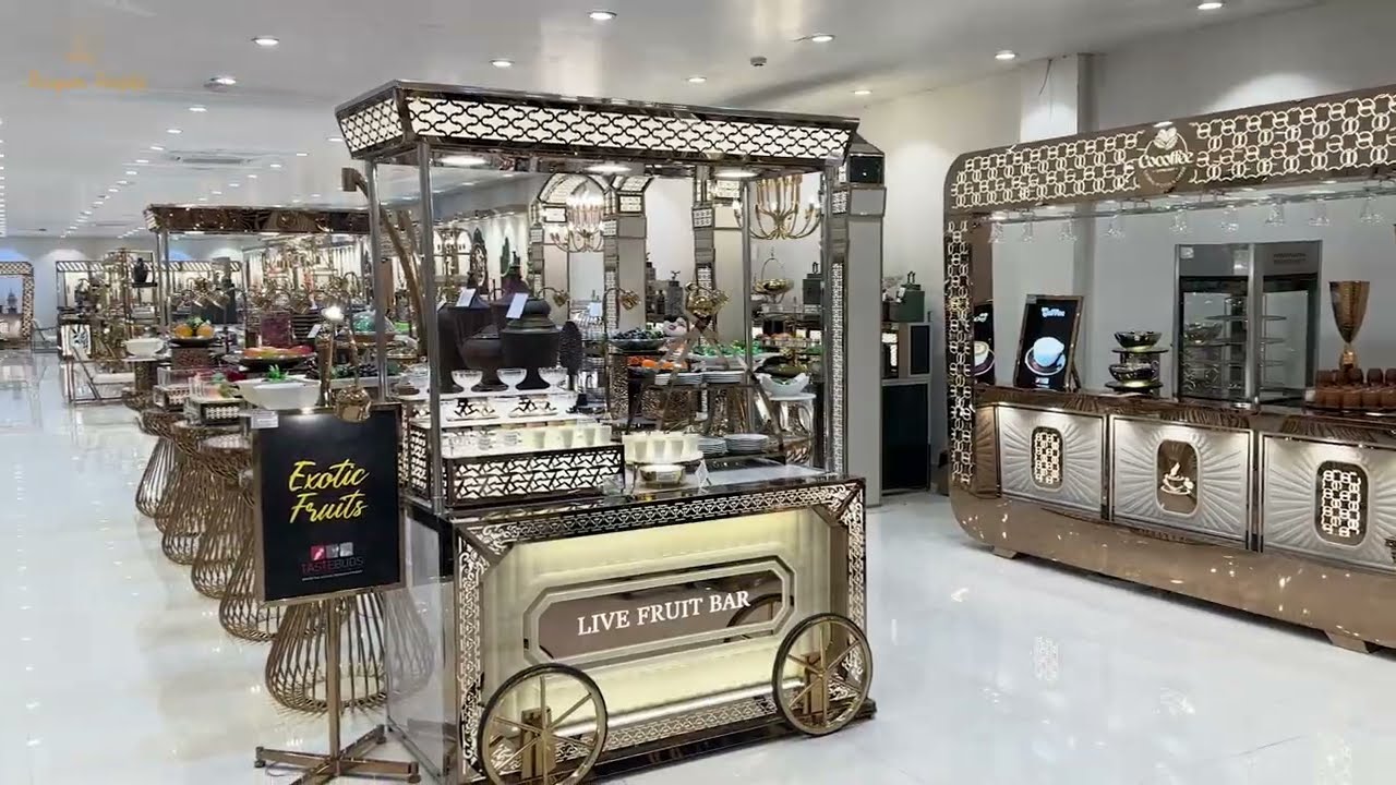 115+ COMPLETE NEW FOLDABLE LED FOOD SERVING COUNTER LAUNCHED & AVAILABE IN LIVE DISPLAY | BOOK NOW