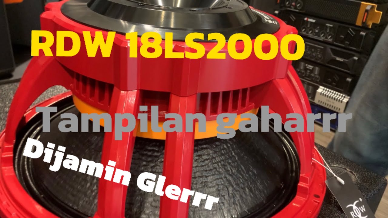 Speaker Component 18 inch RDW 18LS2000 Dijamin Glerrrrr😎