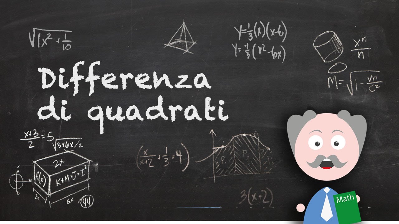 Scomposizioni di polinomi: Differenza di quadrati